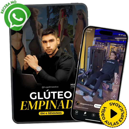 Imagem do produto Glúteo dos Sonhos — planilha completa focada em glúteo redondo com aparência de procedimento estético
